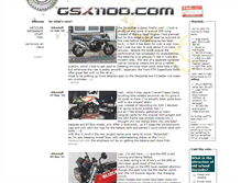 Tablet Screenshot of gsx1100.com